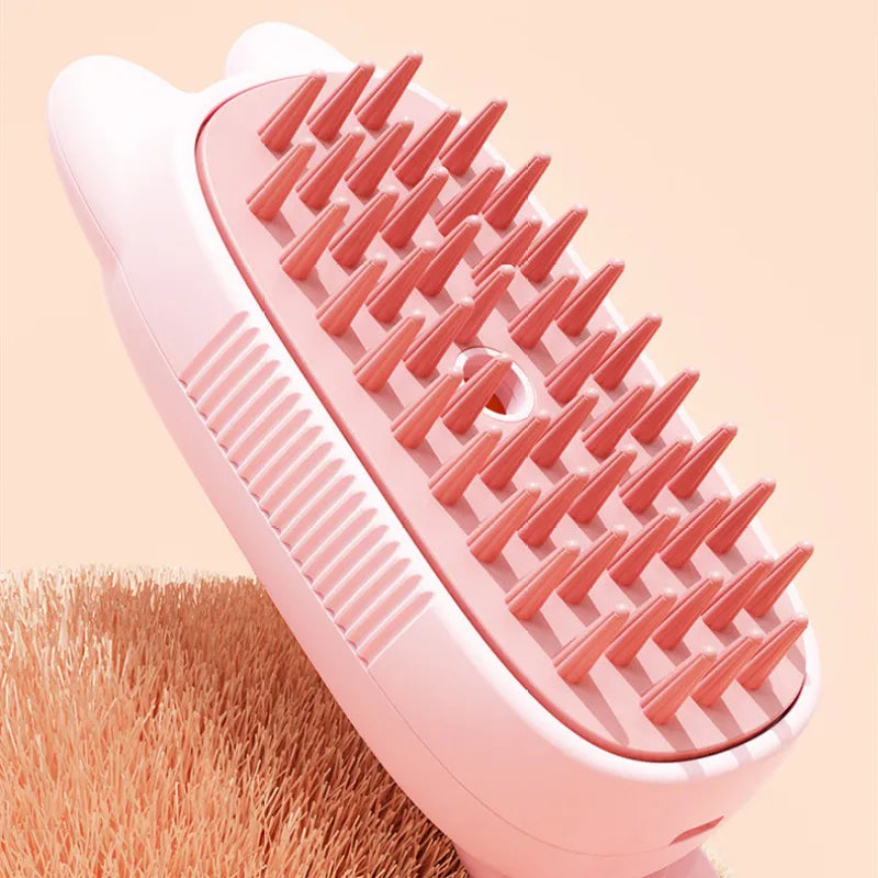 Electric cat ear scalp massager, stimulates blood flow for healthy hair growth. Rechargeable head massager for relaxation.