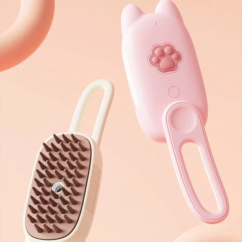 Portable & rechargeable electric cat ear scalp massager in a cute design for ultimate relaxation & hair care benefits.
