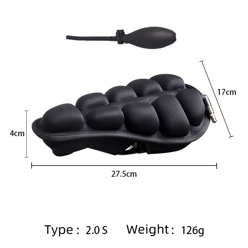Ergonomic bike cushion for superior cycling comfort, pressure relief, & long rides.