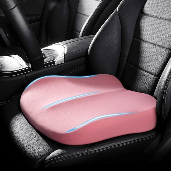 Ergonomic office chair seat cushion with memory foam for improved posture, back support & all-day comfort.