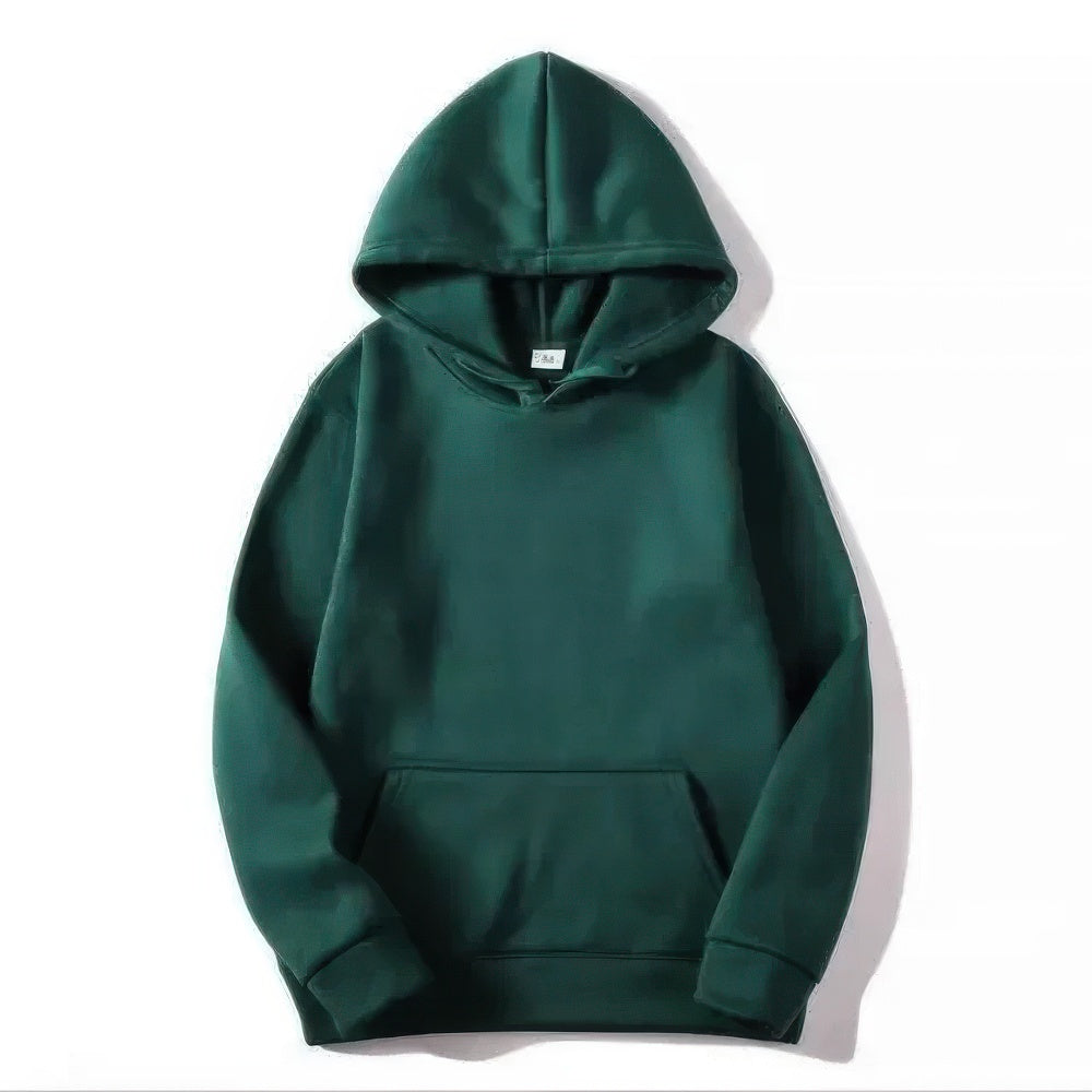Essential everyday comfort hoodie, unisex design with warm lining & relaxed fit for casual style.