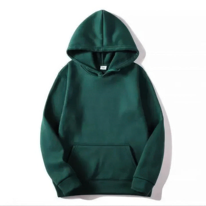 Essential everyday comfort hoodie, unisex design with warm lining & relaxed fit for casual style.