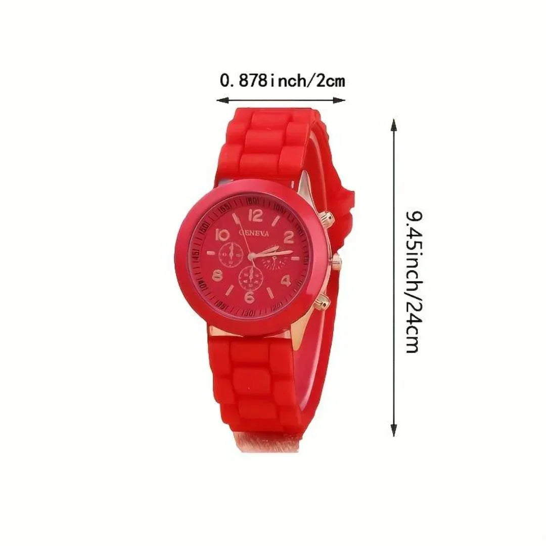 Lightweight everyday unisex watch, a comfortable casual accessory for any outfit.