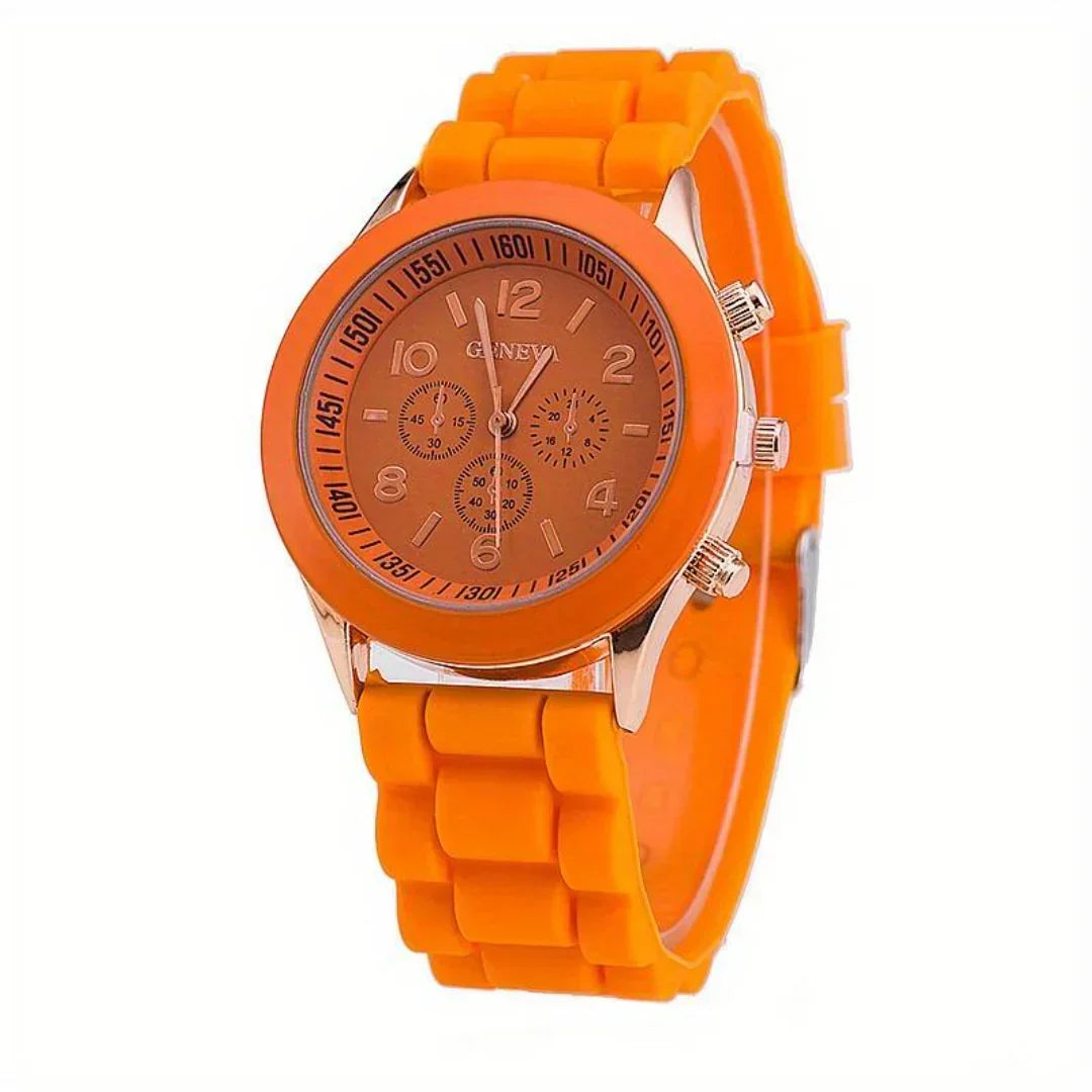 Versatile unisex quartz watch for everyday wear, a light casual fashion timepiece.