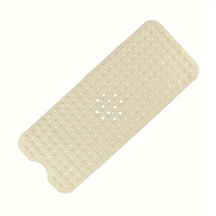Home safety bath mat: non-slip, extra long, and durable for your tub.