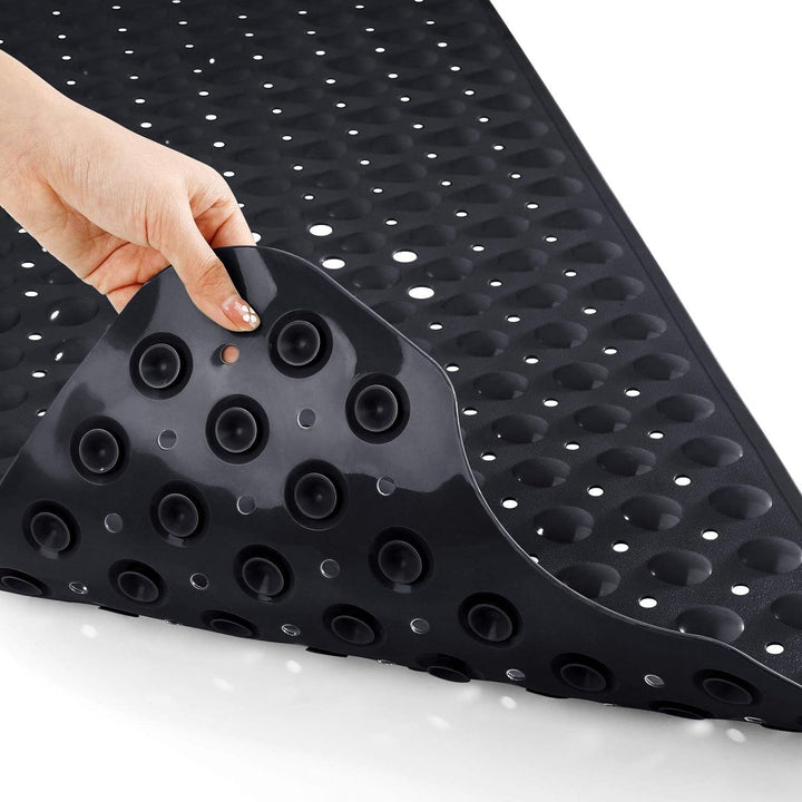 Uncompromised home safety with this durable, extra long non-slip shower mat.