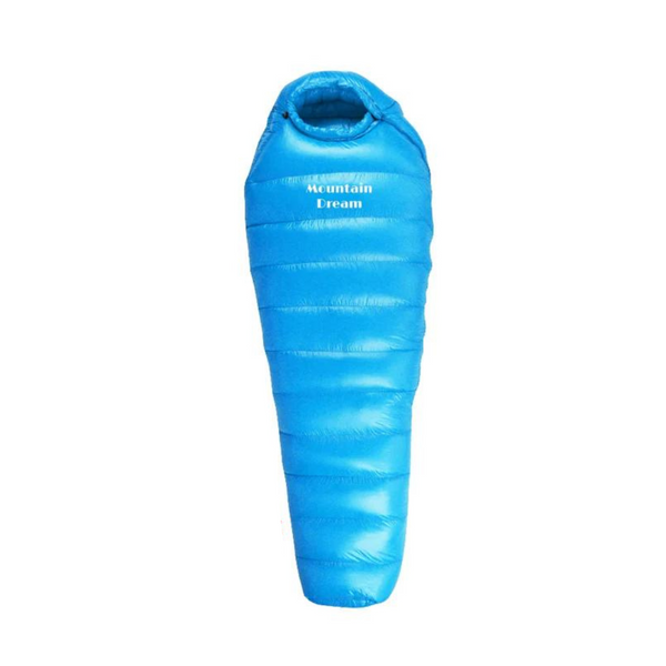 Extreme cold sleeping bag with superior insulation for winter camping, ensuring warmth down to -4°F.