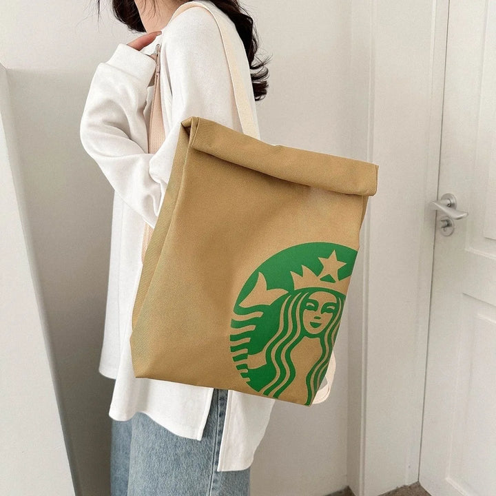 Fun fast food backpack, spacious & trendy. Unisex, ideal for students, travel, and everyday carry.