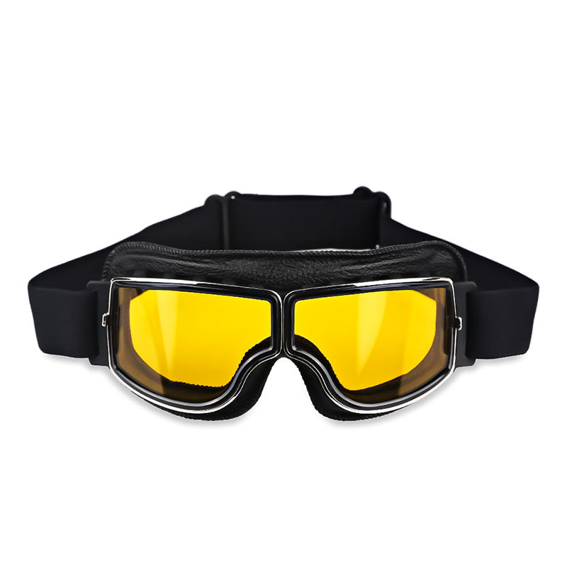 Unisex fit-over protective goggles with anti-fog and UV shield for clear vision.