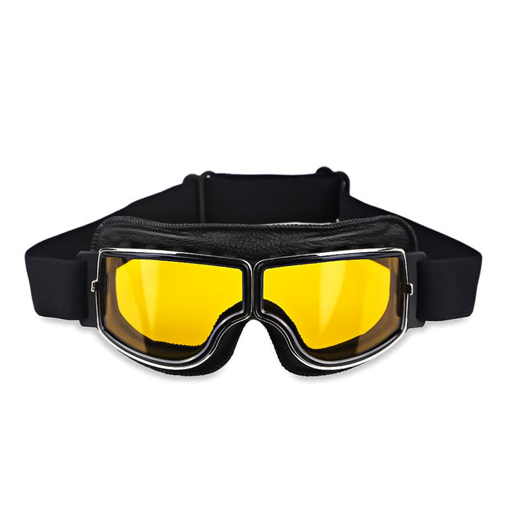 Unisex fit-over protective goggles with anti-fog and UV shield for clear vision.