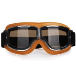 Khaki Leather - Brown Lens