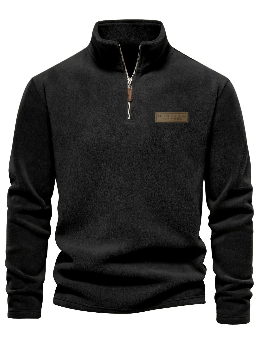 Versatile unisex half-zip pullover, perfect for layering in fall or winter, super warm.