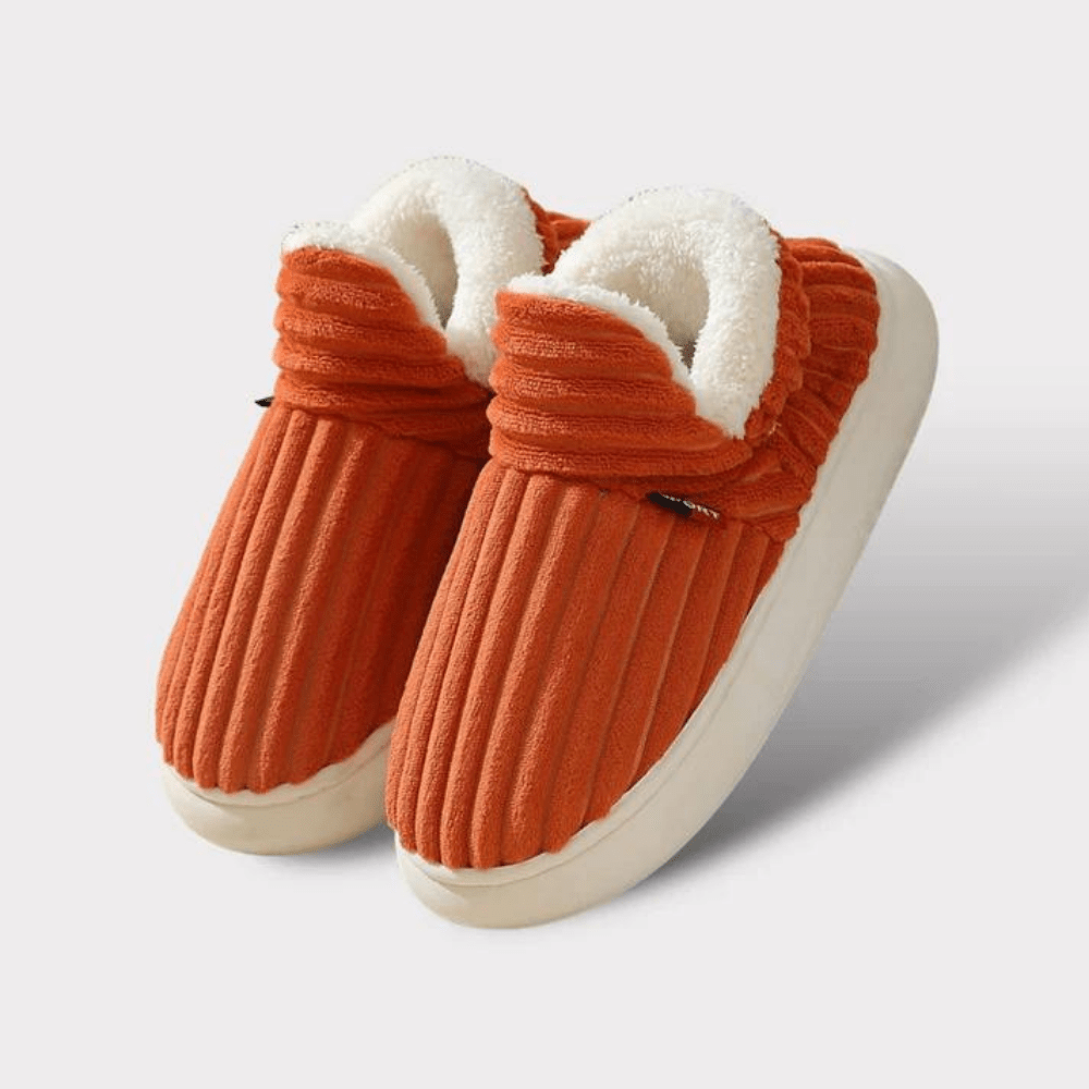 Stay warm all winter with these comfortable thermal indoor shoes.