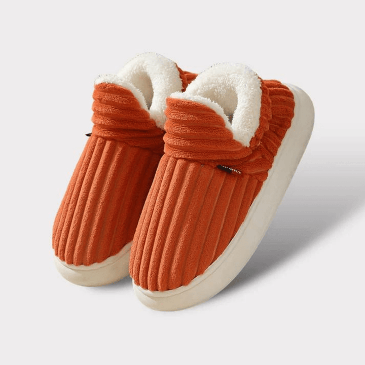Stay warm all winter with these comfortable thermal indoor shoes.