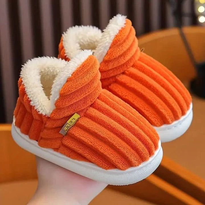High-quality fleece-lined slippers for warmth and relaxation.