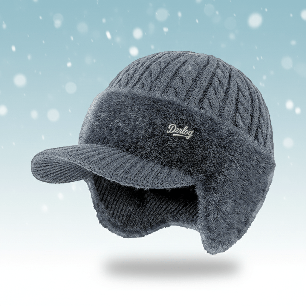 Unisex fleece lined thermal trapper hat for winter warmth and outdoor adventures.