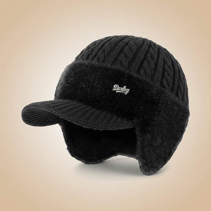 Cozy fleece lined trapper hat, perfect cold weather gear for men and women.