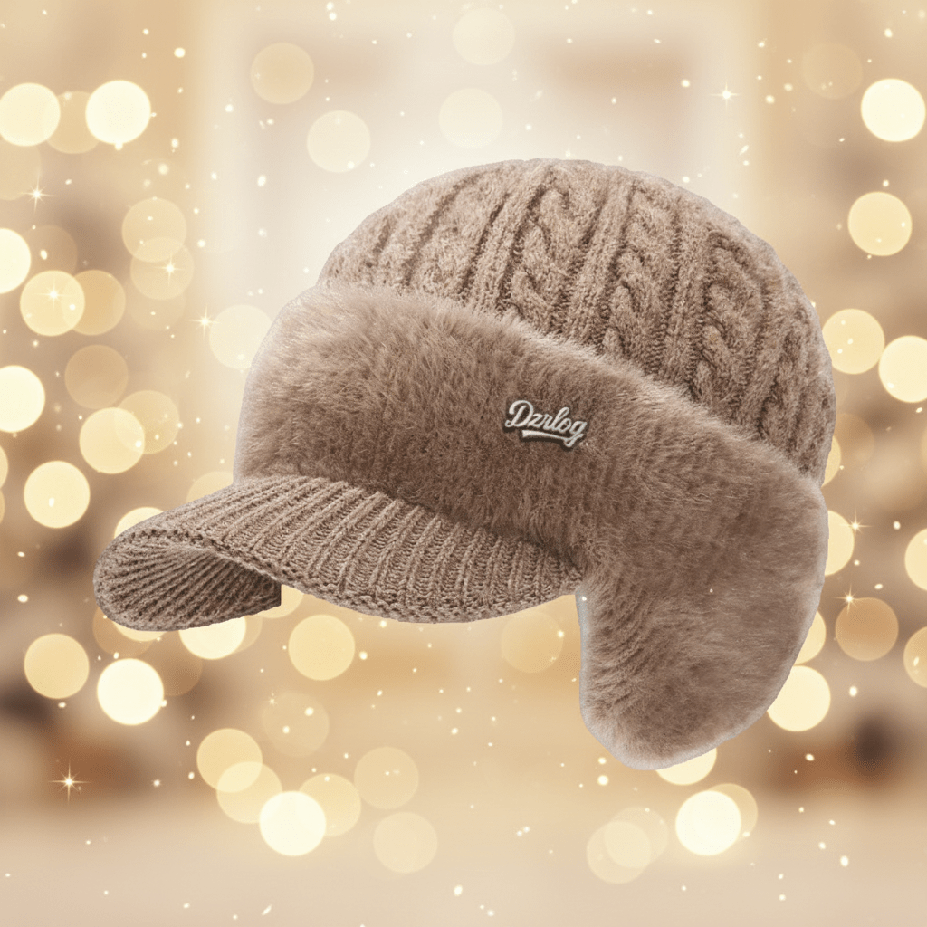 Stylish unisex thermal hat for skiing and other winter outdoor activities.