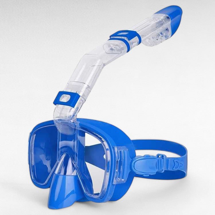 Foldable travel snorkel mask, easy to pack for any beach vacation.