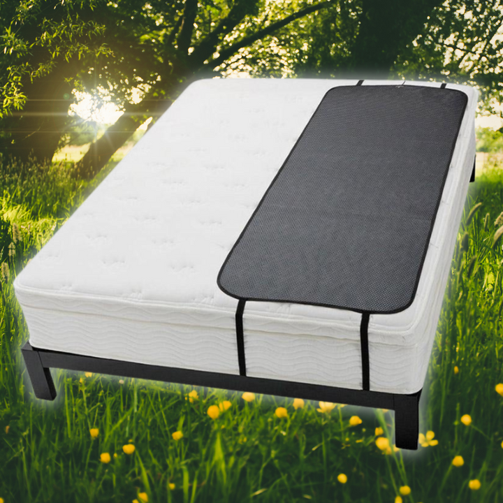 Unisex grounding sleep mat for deep, restorative rest and earthing benefits, enhancing natural wellness.