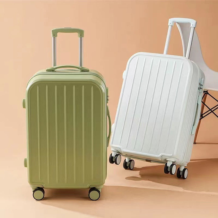 Unisex hardshell rolling luggage set with 360° spinner wheels, perfect for versatile and effortless travel.