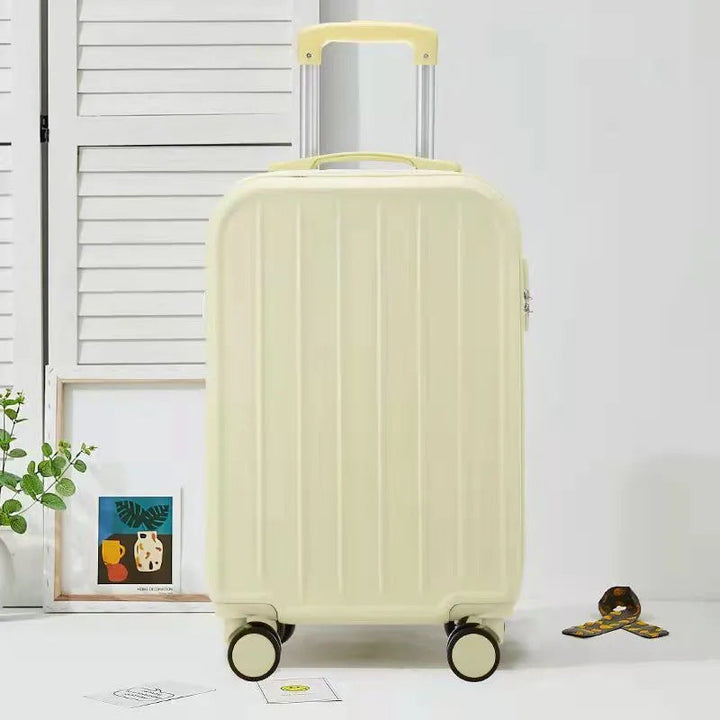 Hardshell vacation luggage set, durable and spacious, designed for stress-free getaways and extended trips.