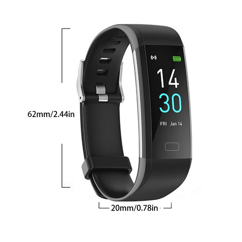 Smartwatch on charger, ready for health tracking. Blood pressure & heart rate monitor.