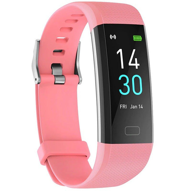 Smartwatch displaying real-time heart rate. Essential wearable tech for daily health insights.