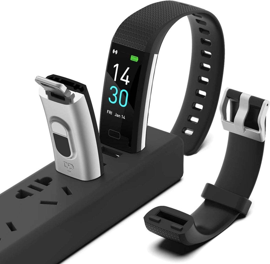 Wearable tech smartwatch; heart rate, BP, sleep tracker. Comprehensive health device for all.
