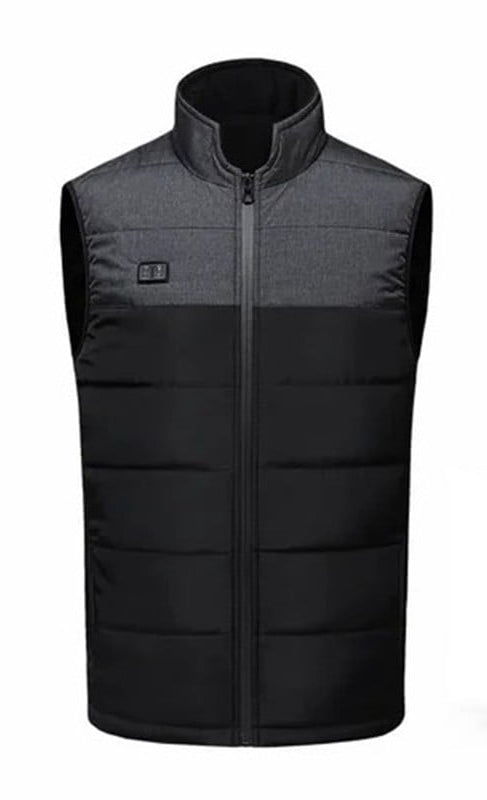 Stay warm with this unisex heated winter coat featuring water-repellent material & comfortable design.