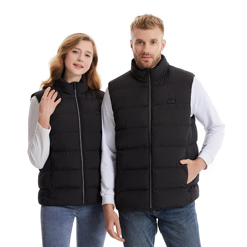 Experience everyday comfort with this versatile unisex heated jacket, designed for adjustable warmth.