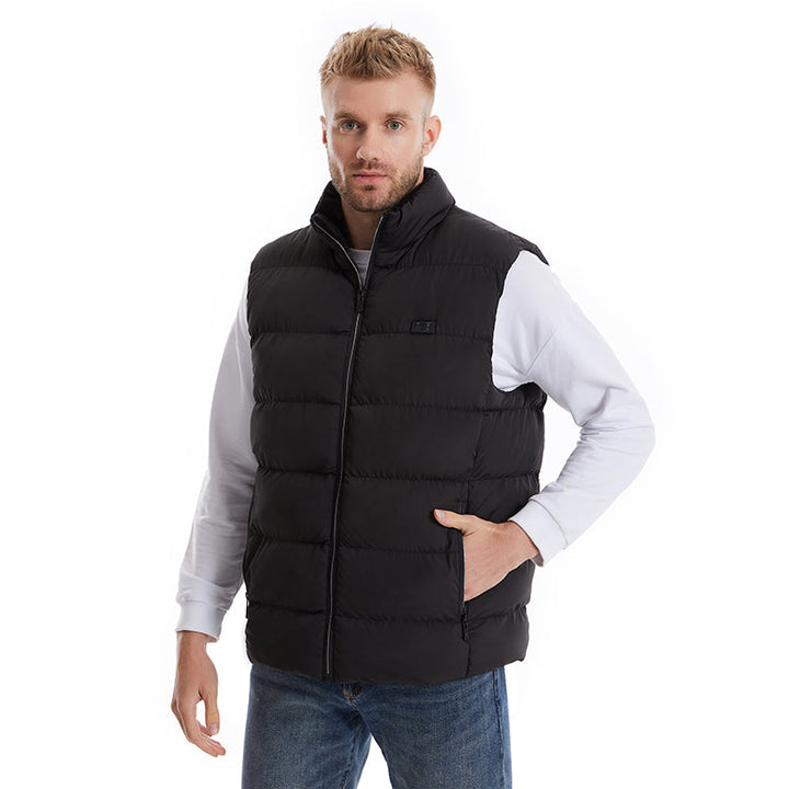Sleek design unisex heated jacket offering superior cold weather protection & an active fit.