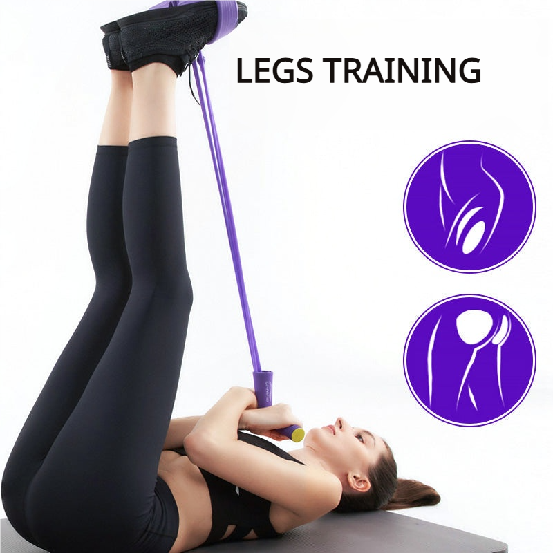 User performing sit-ups with the Unisex Home Training Device to build strong abdominal muscles.