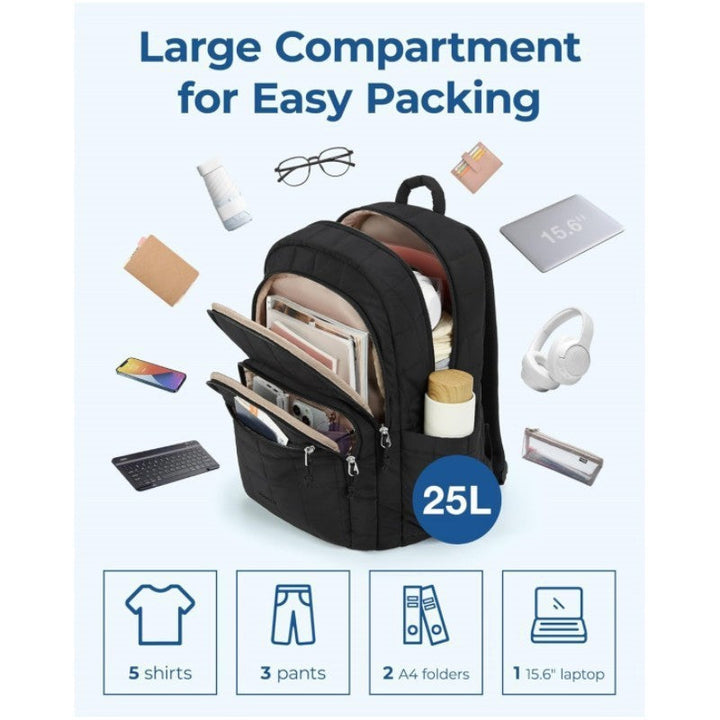 Spacious insulated travel backpack, perfect for keeping items cool on commutes or outdoor adventures.