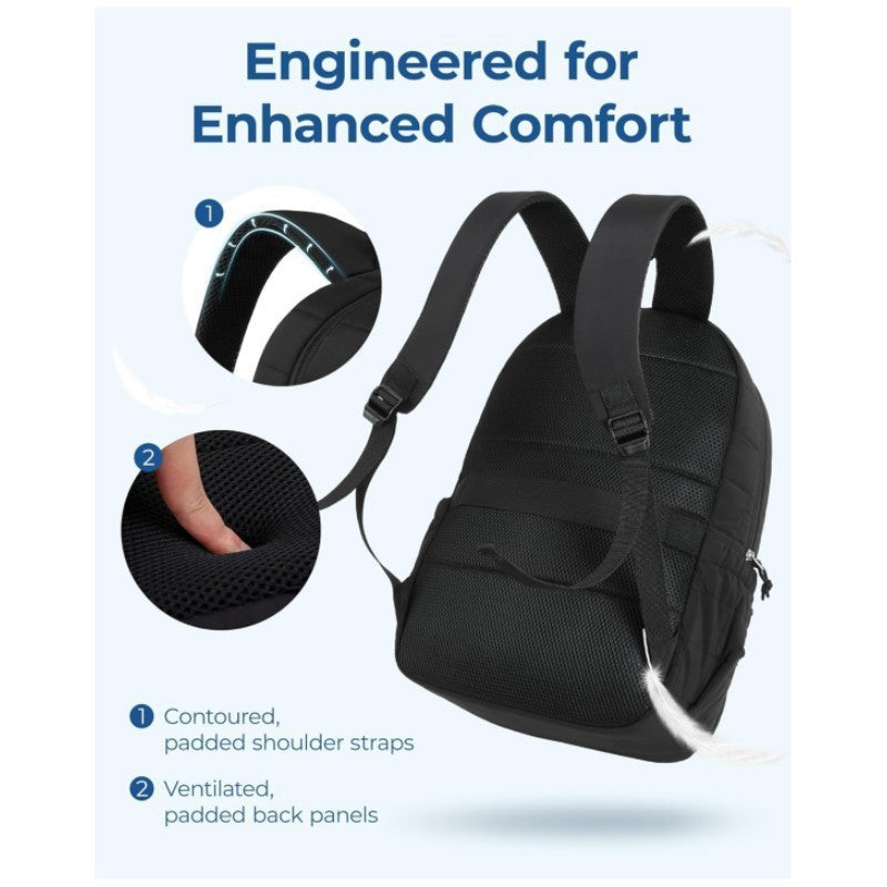 Spacious everyday insulated backpack, great for school, work, and short trips.