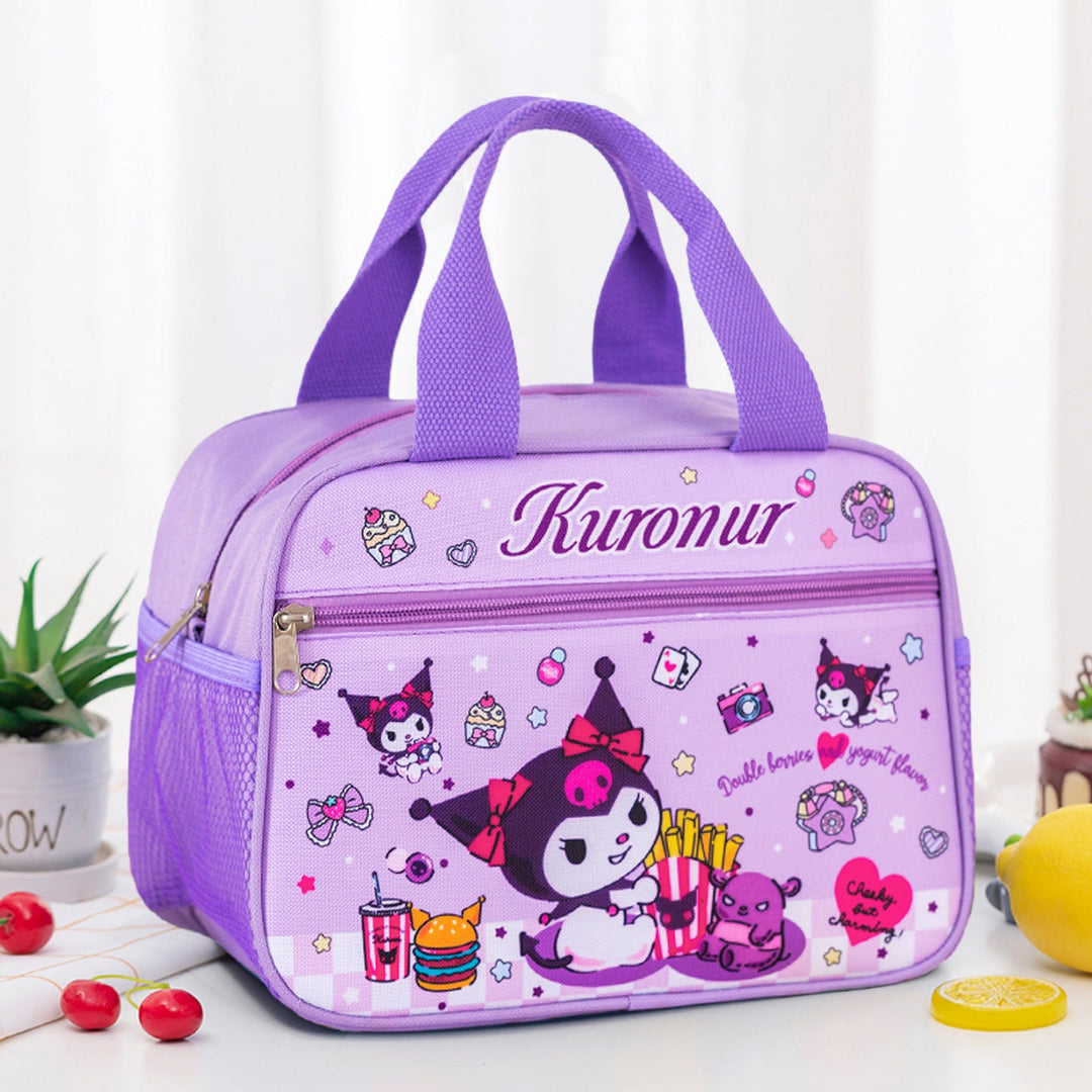 Keeps food fresh! Reusable insulated lunch tote, perfect for daily school & work meals.