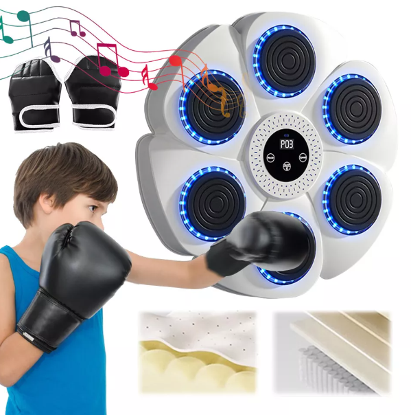 Interactive punching bag alternative, LED boxing pad for engaging fitness workouts & reaction drills.