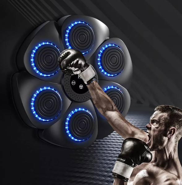 Durable interactive LED boxing pad, ideal for intense workouts, reaction speed, and sports training.