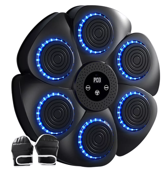 Engaging unisex LED boxing pad for fitness workouts, reaction speed drills & coordination improvement.