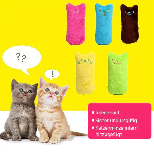 Unisex interactive catnip toy for active cats. Durable, scratch-resistant design ensures long-lasting feline fun & playtime.