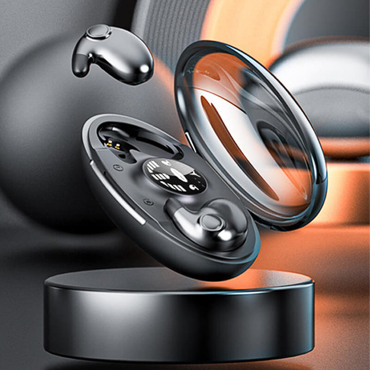 Advanced noise-cancelling sleep headphones. Wireless, invisible earbuds designed for ultimate comfort and peaceful rest.