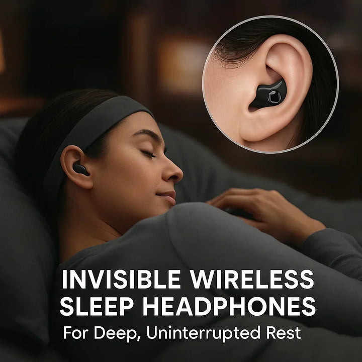 High-fidelity wireless sleep earbuds delivering soothing sounds for relaxation.