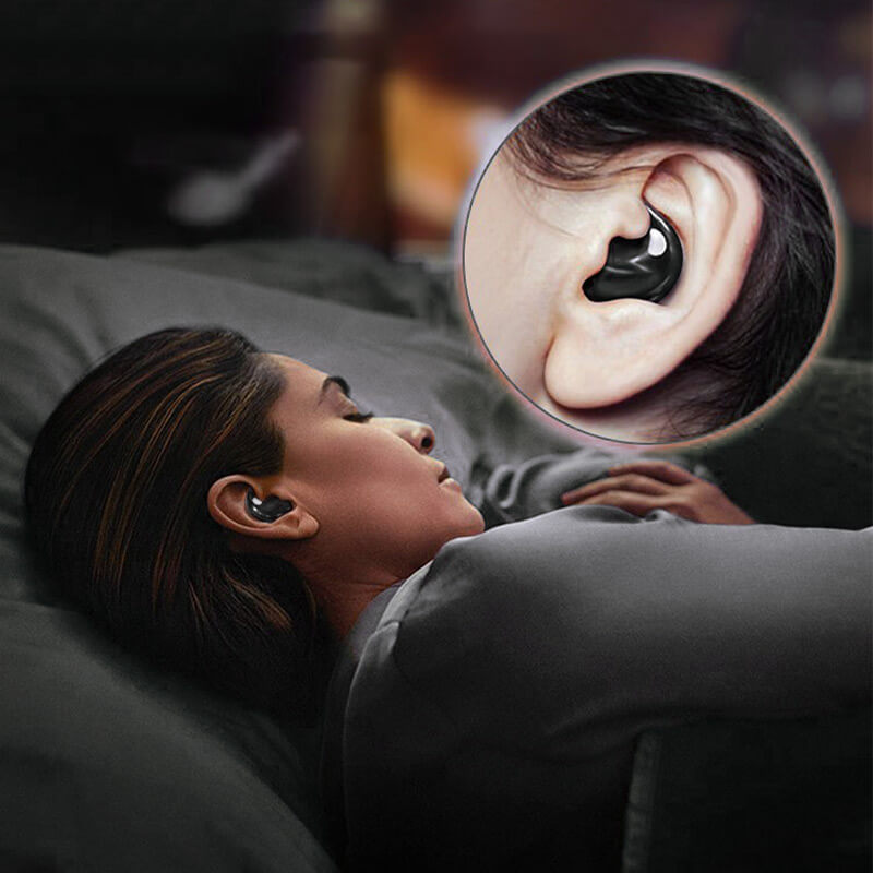 Lightweight & invisible sleep earbuds designed for ultimate comfort for side sleepers.