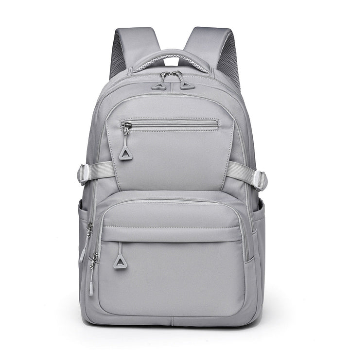 Sleek black work bag, a unisex laptop backpack designed for professionals, offering smart organization.