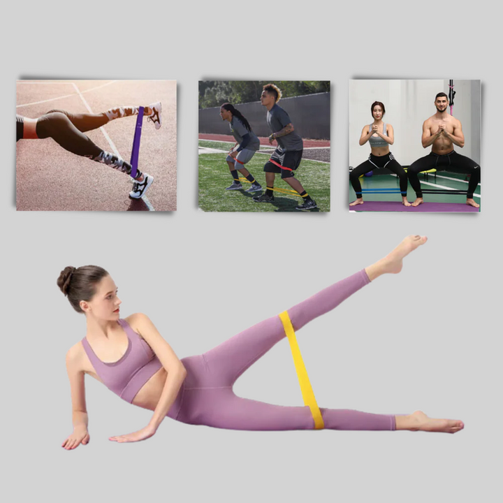 Comfortable latex exercise band, perfect for a portable gym, enhancing strength, and boosting workout flexibility.