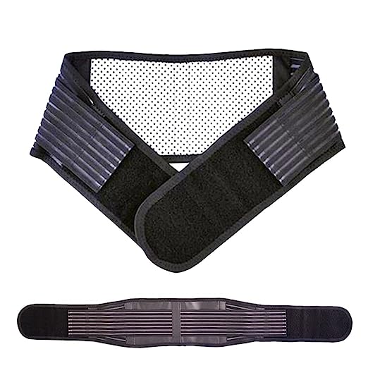 Adjustable unisex belt designed for chronic lower back pain & posture improvement.