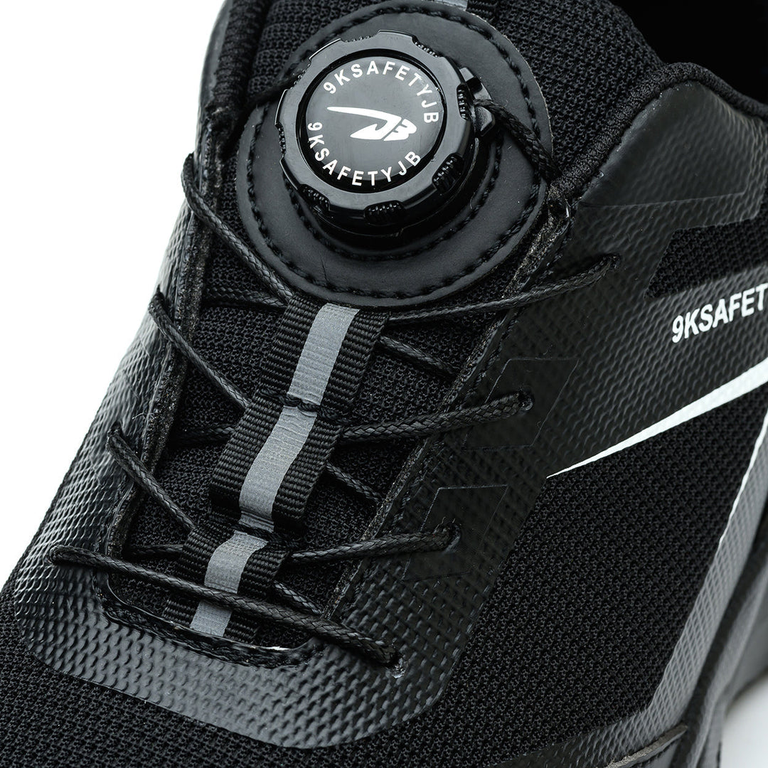Comfortable & lightweight unisex steel toe shoes, protective footwear ideal for demanding jobs.
