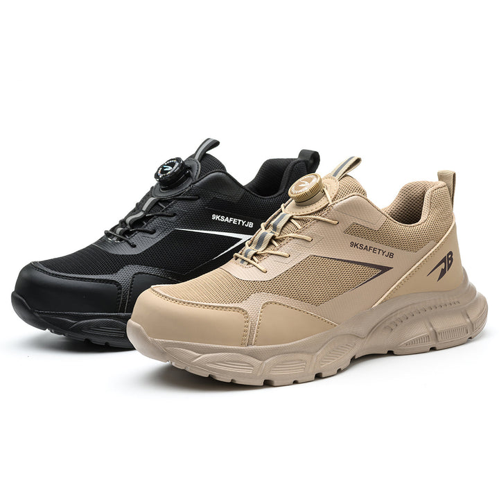 Sleek, professional unisex steel toe work shoes, offering ultimate protection & comfort all day.