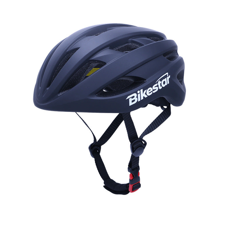 Adjustable fit unisex road bike helmet, lightweight design with ventilation for comfort & safety on every ride.