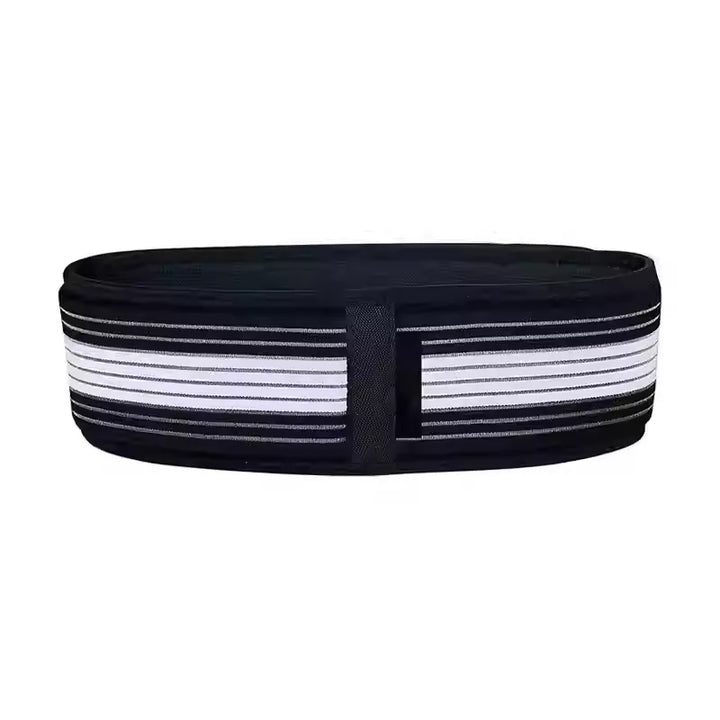 Adjustable unisex back support belt for custom lower back pain relief & posture support. Durable & comfortable for daily use.
